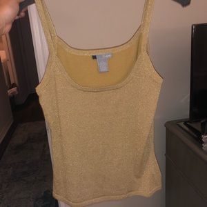 Gold shimmer tank